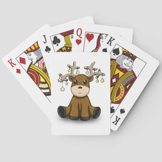 Jeu De Cartes Cerfs communs (dos)
