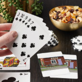 JEU DE CARTES CERFS COMMUNS DE DISCO (In Situ)