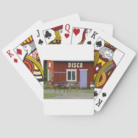 JEU DE CARTES CERFS COMMUNS DE DISCO (dos)
