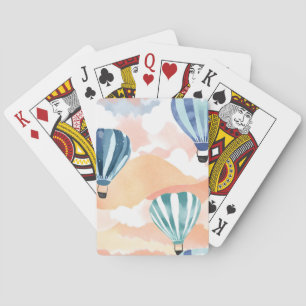 Jeu De Cartes Cerfs-Volants Aquarelle Pastel