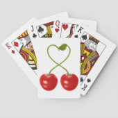 Jeu De Cartes Cerises avec tiges Jouer des cartes (dos)