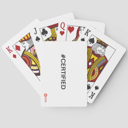 JEU DE CARTES #CERTIFIÉ (dos)