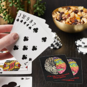 Jeu De Cartes Cerveau sur les cartes de jeu (In Situ)