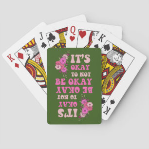 Jeu De Cartes C'EST BON DE NE PAS ÊTRE BON à fleurs