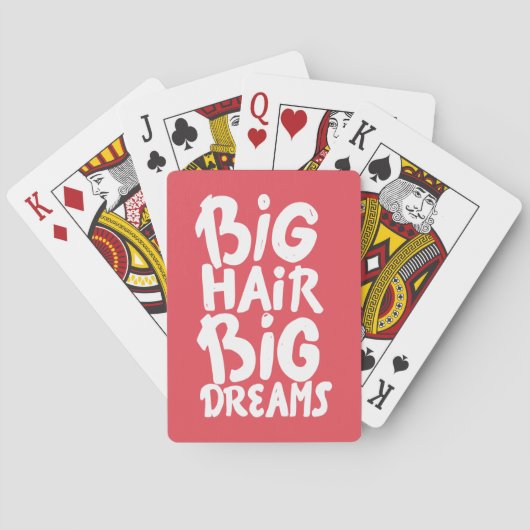 Jeu De Cartes C'est de grands rêves de grands cheveux (dos)