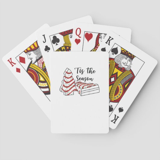 Jeu De Cartes C'est la saison drôle arbre de Noël (dos)