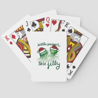 Jeu De Cartes C'Est La Saison Pour Jelly Funny Jellyfish Noël
