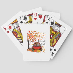 Jeu De Cartes C'est l'Automne à Vous Citrouille Léopard Saison A