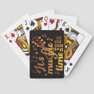 Jeu De Cartes C'est l'heure de la musique, la guitare d'or
