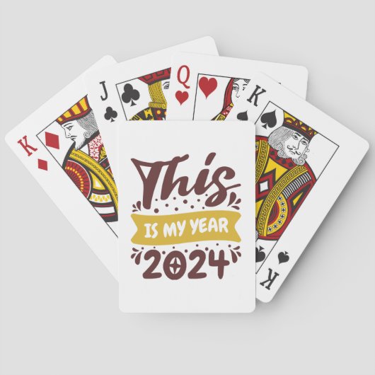 Jeu De Cartes C'est mon année 2024 (dos)