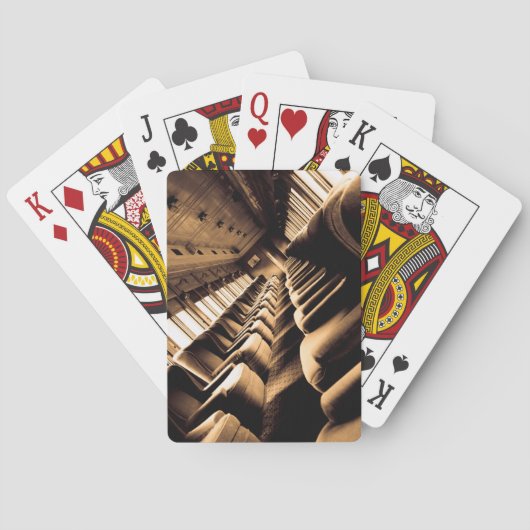 Jeu De Cartes Chaises Sepia (dos)