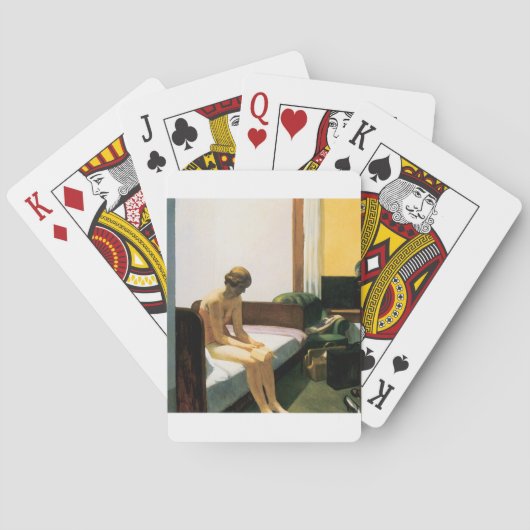 Jeu De Cartes Chambre d'hôtel d'Edward Hopper (dos)