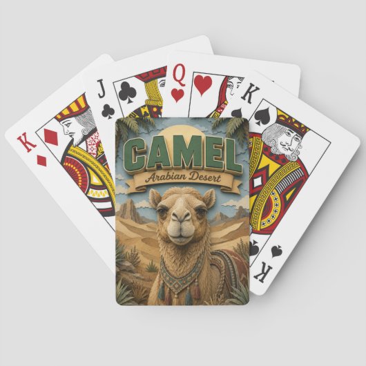 Jeu De Cartes Chameau Désert Arabique POPCUT (dos)