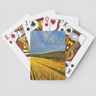 Jeu De Cartes Champ de blé après récolte