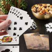 Jeu De Cartes Champ de fleurs rustique campagne coucher de solei (In Situ)