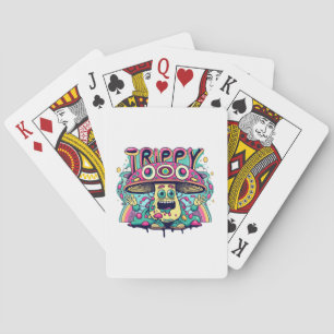 Jeu De Cartes Champignon Heureux Tripant