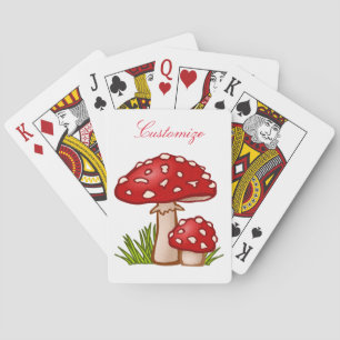 Jeu De Cartes Champignons Amanita Rouge Thunder_Cove