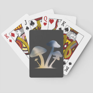 Jeu De Cartes Champignons Nature Environnement Vie Silhouette St