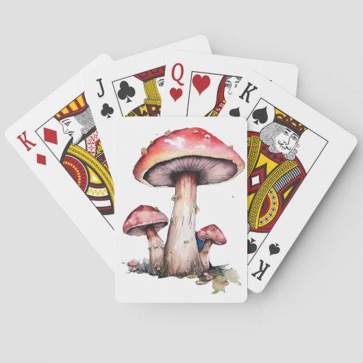Jeu De Cartes Champignons rouges (dos)