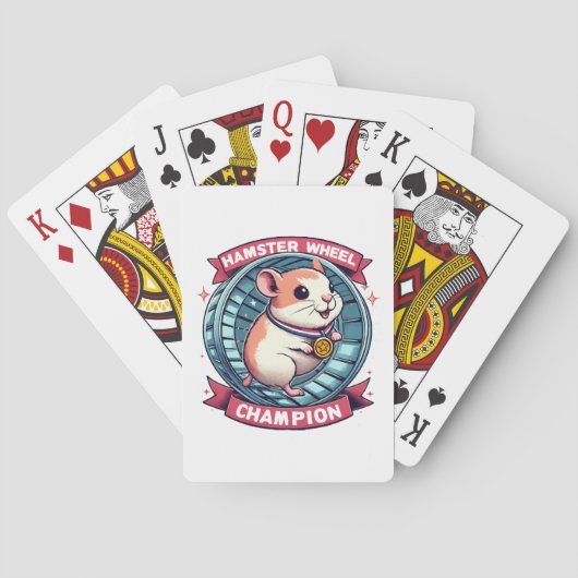 Jeu De Cartes Champion de roue de hamster (dos)