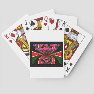 Jeu De Cartes Championnats du monde d'athlétisme du Kenya : Drap