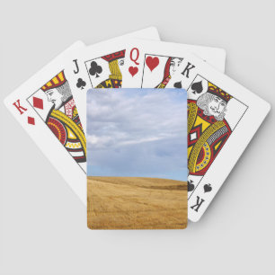 Jeu De Cartes Champs de blé récoltés