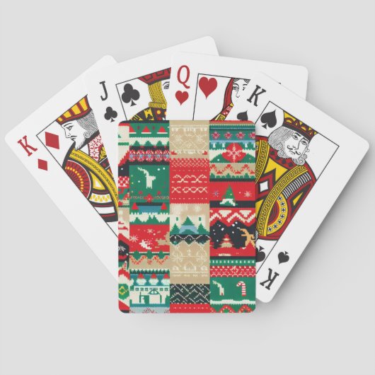Jeu De Cartes Chandail moche de Noël (8) (dos)