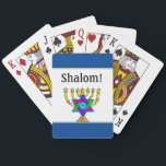Jeu De Cartes Chandeliers juifs<br><div class="desc">Chandeliers juifs et cadeaux et vêtements traditionnels personnalisés</div>