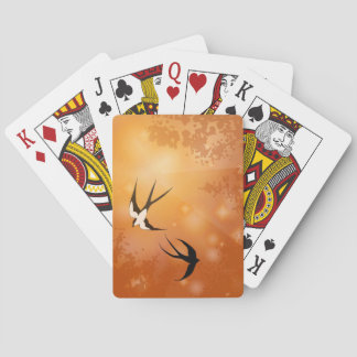 Jeu De Cartes Chanson d'asile - paire d'hirondelles