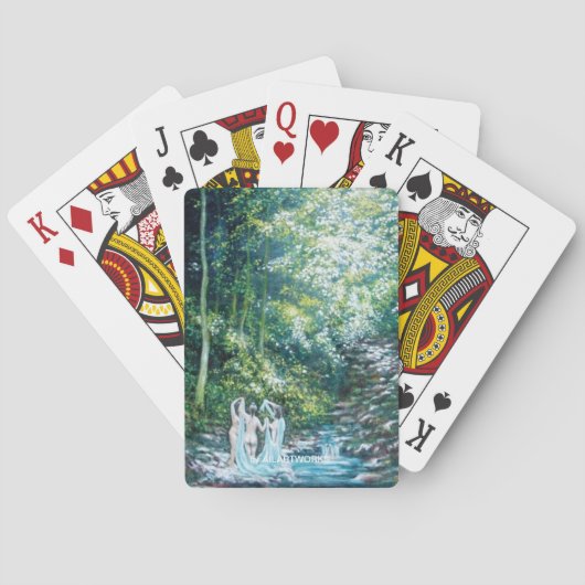 JEU DE CARTES CHANSONS D'ÉTÉ DANS LA FORÊT DE VALLOMBROSA (dos)