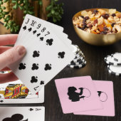 Jeu De Cartes Chanteuse rose (In Situ)