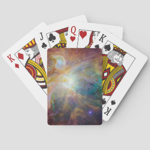 Jeu De Cartes Chaos au cœur du composite Spitzer Hubble d'Orion