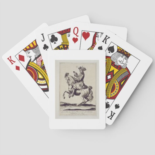 Jeu De Cartes Charles XI (1655-97) (gravure) (dos)