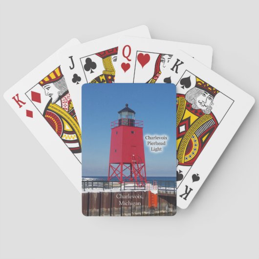 Jeu De Cartes Charlevoix Pierhead Lumière jouant aux cartes (dos)