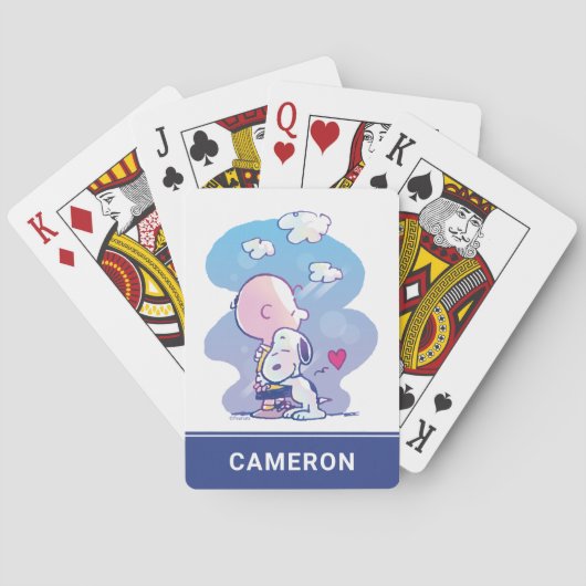 Jeu De Cartes Charlie & Snoopy Hug Jouer aux cartes (dos)