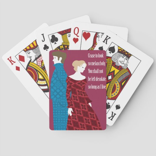 Jeu De Cartes Charlotte Bronte vend "Jane Eyre" (dos)