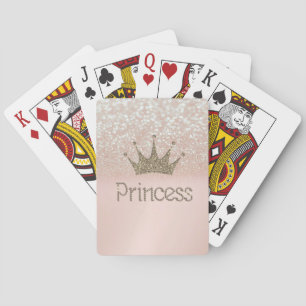 Jeu De Cartes Charmant Diadème, Princesse, Bokeh Étincelant