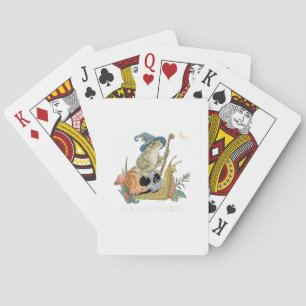 Jeu De Cartes Charme de Cottage Sorcière Grenouille Escargot Cha