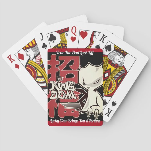 Jeu De Cartes Charme de Lucky Claw (dos)