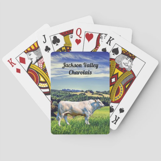 Jeu De Cartes Charolais Bull    (dos)