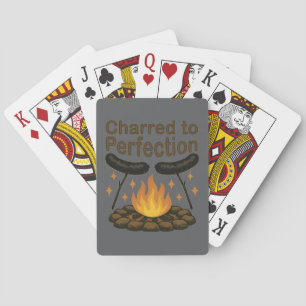 Jeu De Cartes Charred to Perfection Funky Campfire Hot Dog