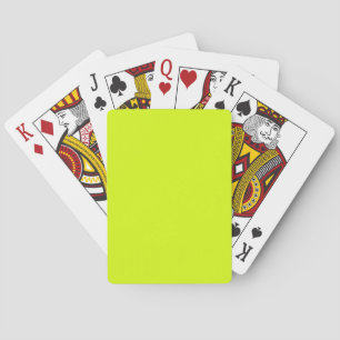 Jeu De Cartes Chartreuse Couleur jaune uni