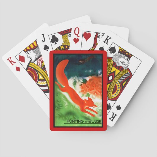 Jeu De Cartes Chasse en URSS (dos)