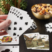 Jeu De Cartes Chasse-Rétro-Canne-Mallard- (In Situ)