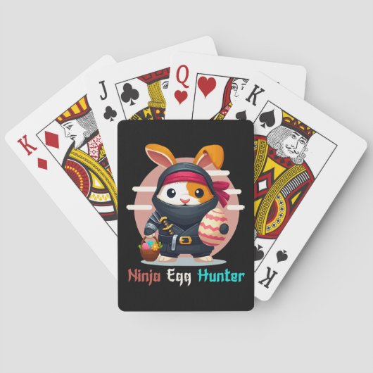 Jeu De Cartes Chasseur d'oeufs Ninja (dos)