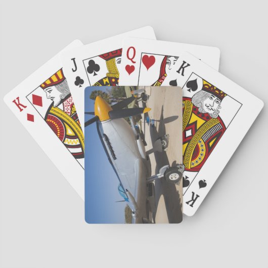 Jeu De Cartes Chasseur Spitfire construit par les Britanniques (dos)