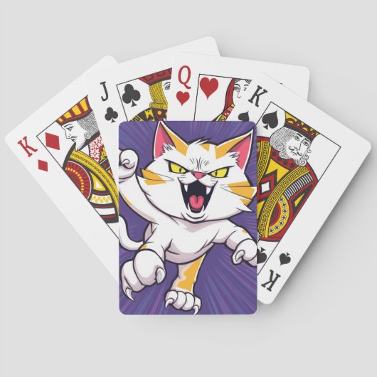 Jeu De Cartes Chat à fierce (dos)