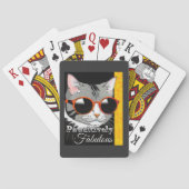 Jeu De Cartes Chat à la mode (dos)