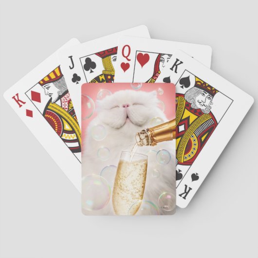 Jeu De Cartes Chat au Champagne (dos)