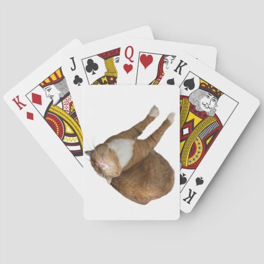 Jeu De Cartes Chat au soleil à l'envers (dos)